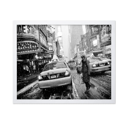 NYC Blizzard Street Scene