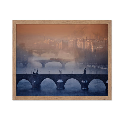 Prague Winter Bridges