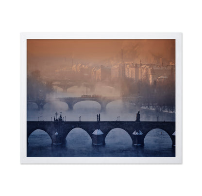 Prague Winter Bridges