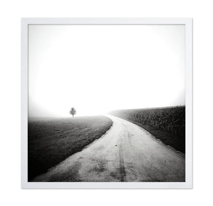 Minimal Foggy Road