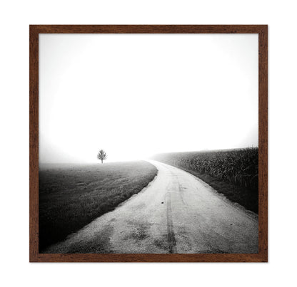Minimal Foggy Road