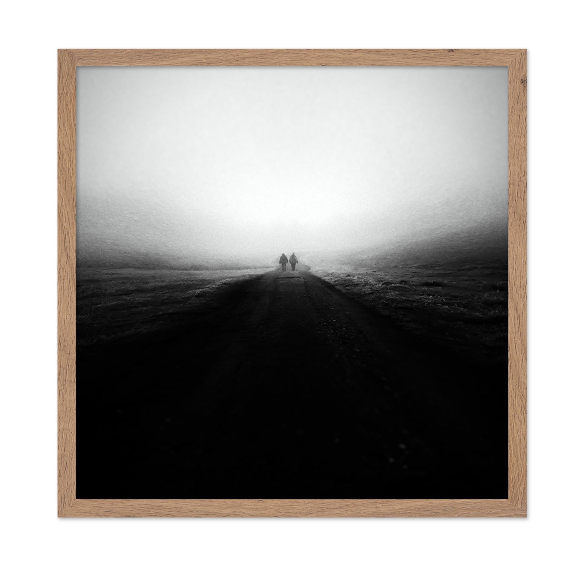Foggy Road Walkers