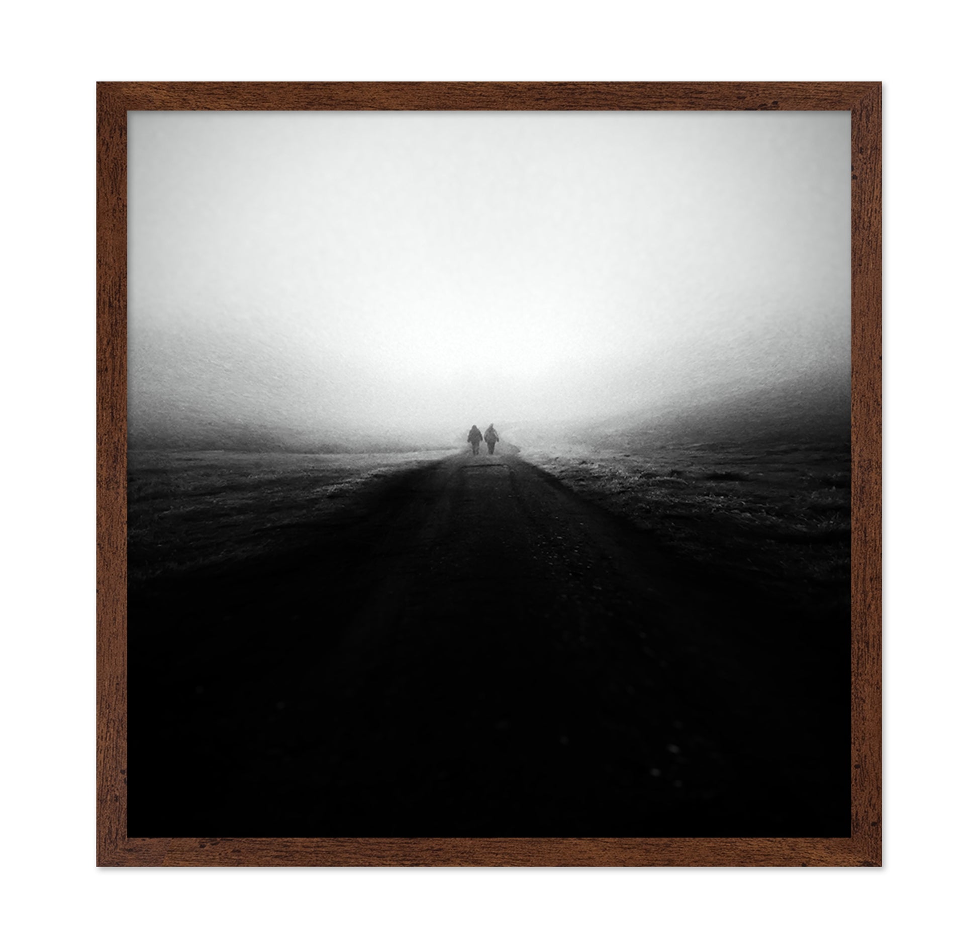 Foggy Road Walkers