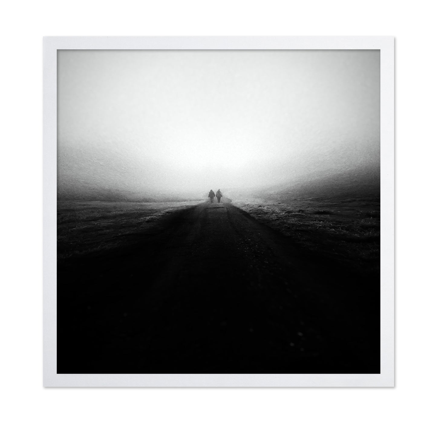 Foggy Road Walkers