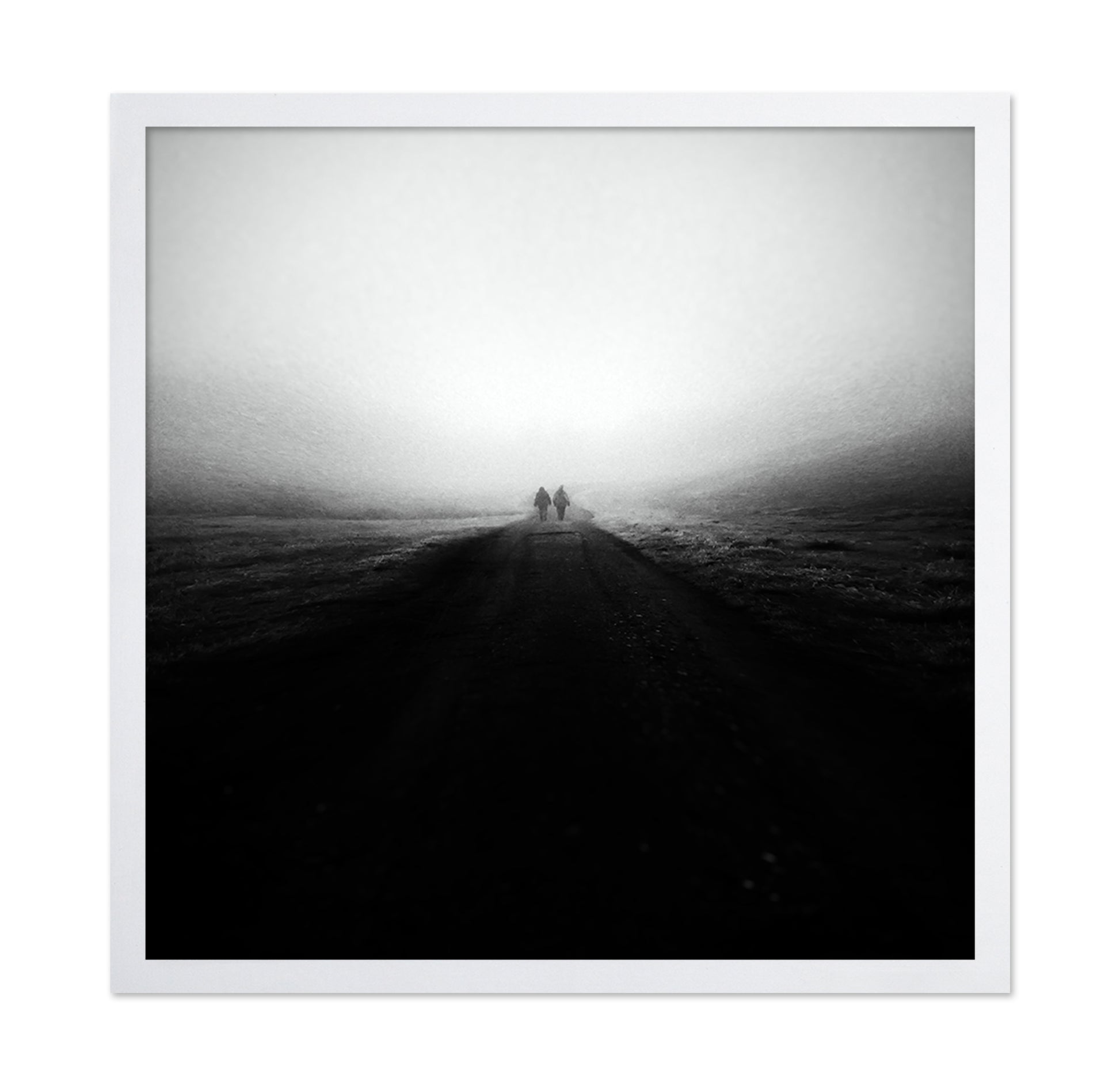 Foggy Road Walkers