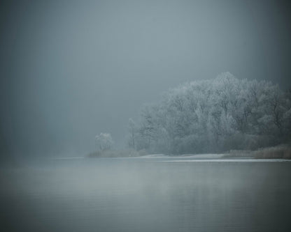 Foggy Winter Lake