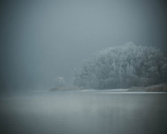 Foggy Winter Lake