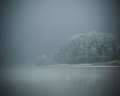 Foggy Winter Lake