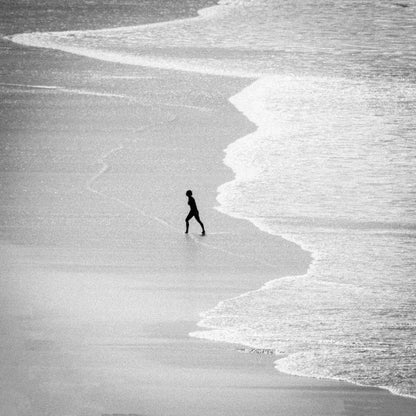 Solitary Beach Walk