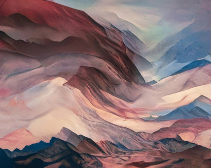 Abstract Mountain Layers No1