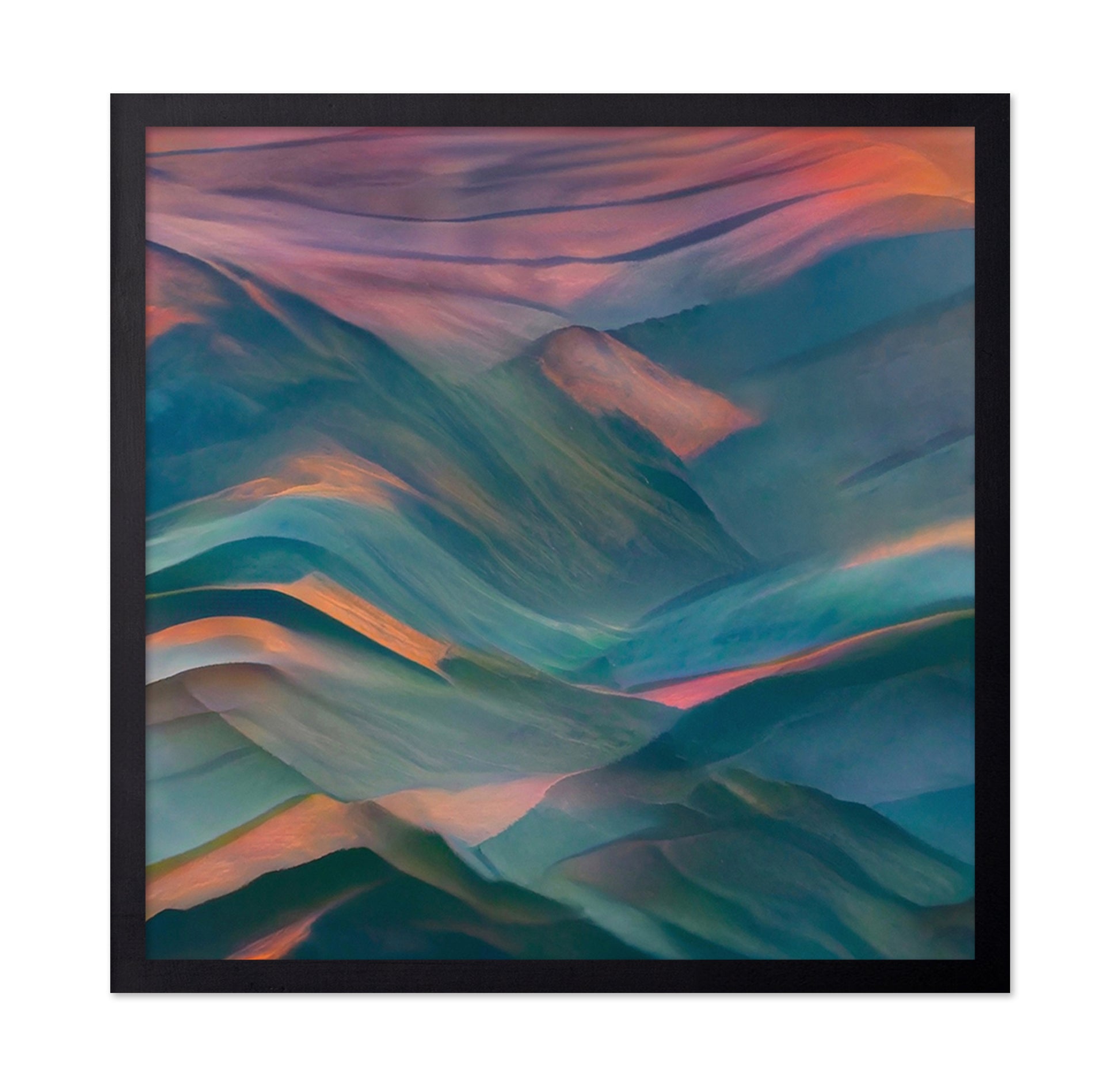 Colorful Mountain Layers