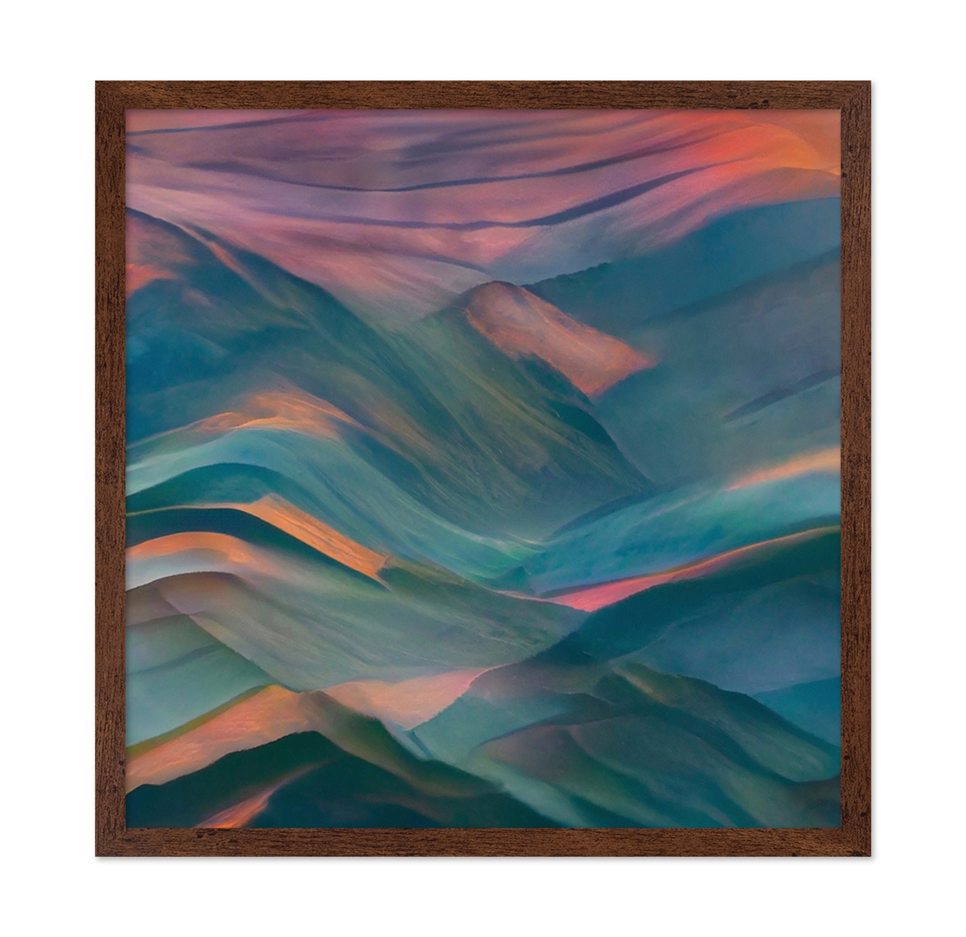 Colorful Mountain Layers