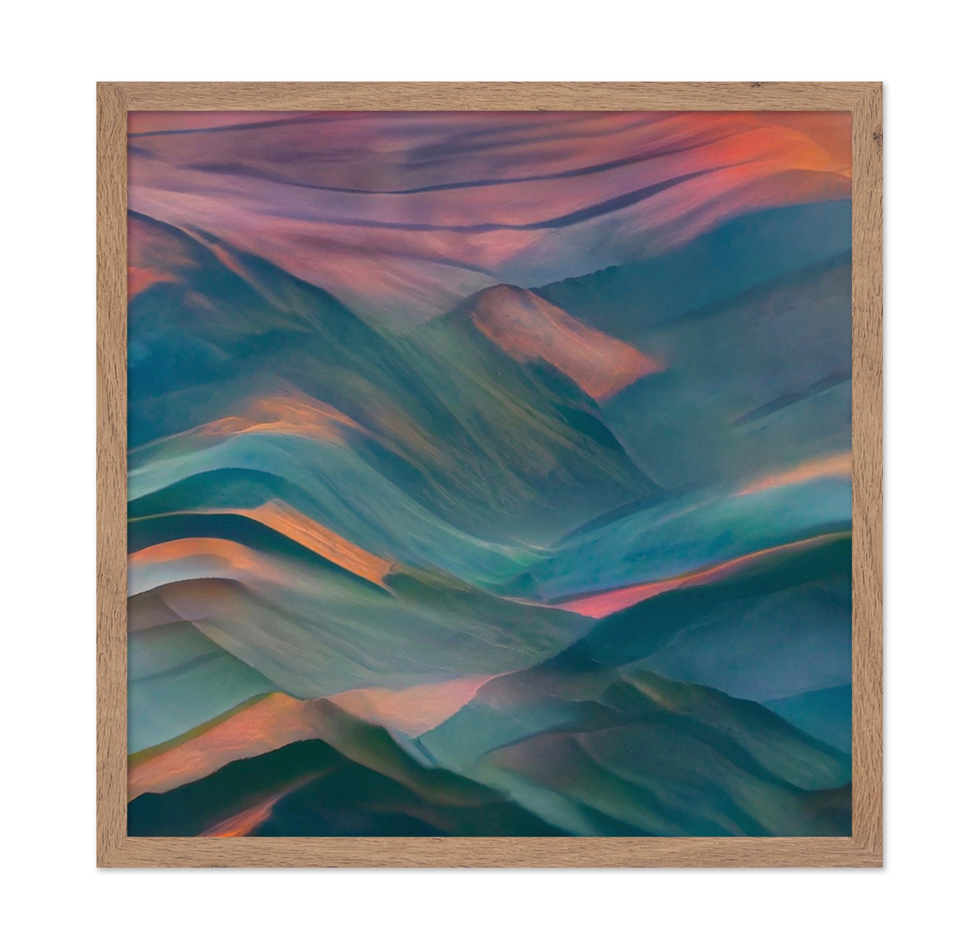 Colorful Mountain Layers