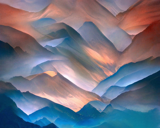Dreamy Mountain Layers