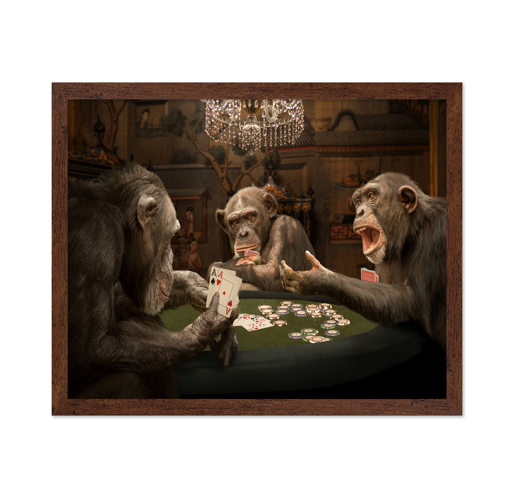 Monkeys Playing Poker