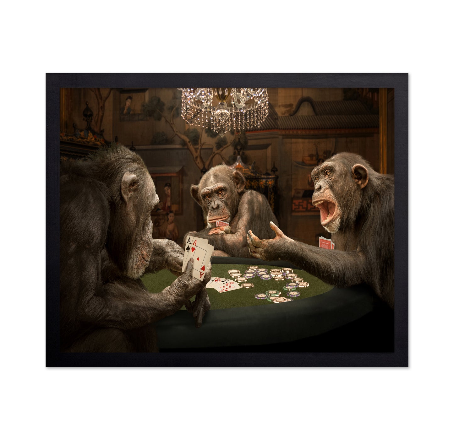 Monkeys Playing Poker