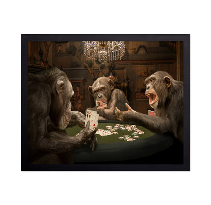 Monkeys Playing Poker