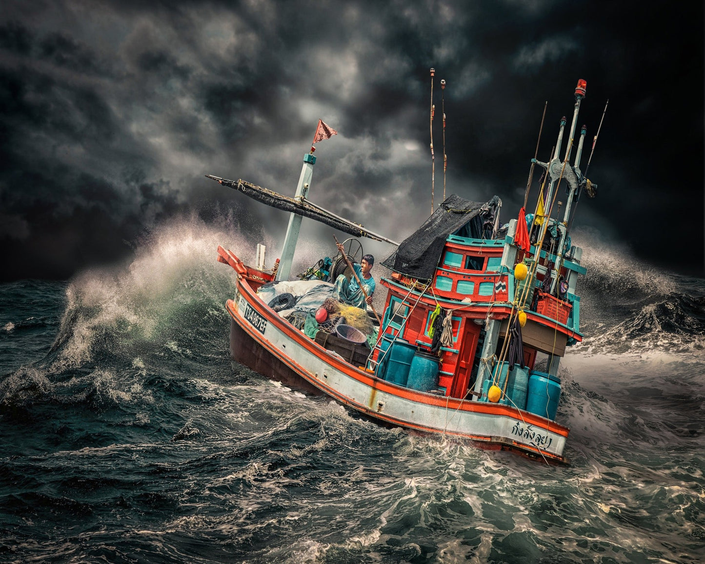 Fishing Boat Storm