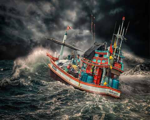 Fishing Boat Storm
