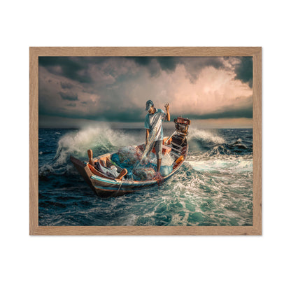 Fisherman At Sea