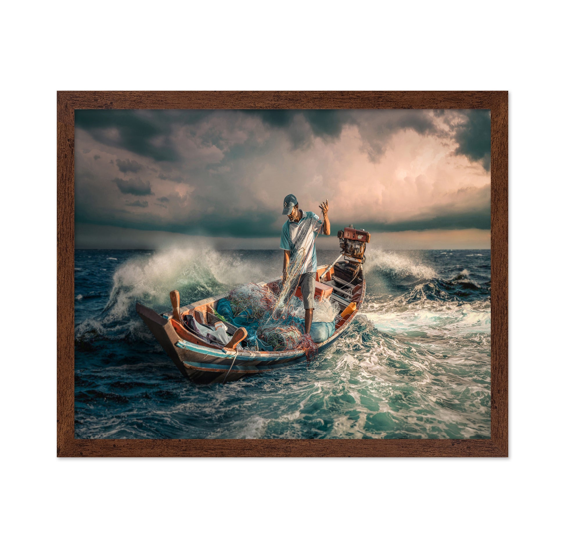 Fisherman At Sea