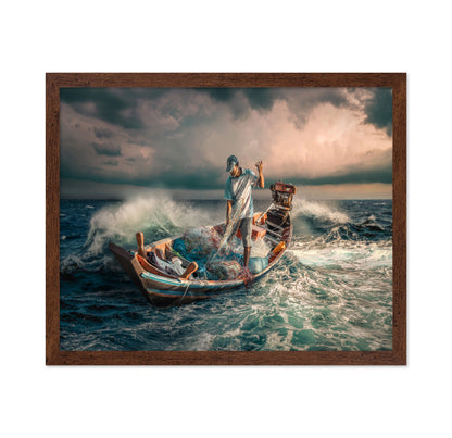 Fisherman At Sea