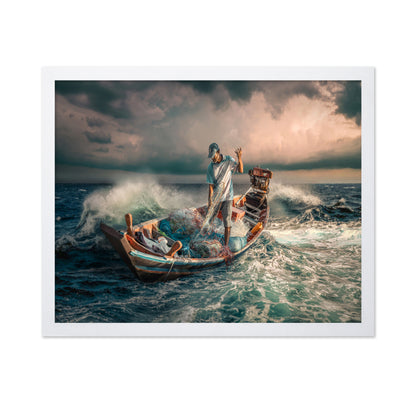 Fisherman At Sea
