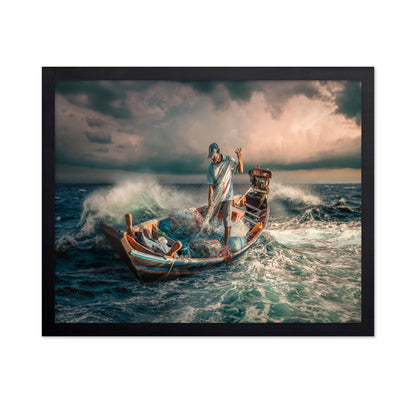 Fisherman At Sea