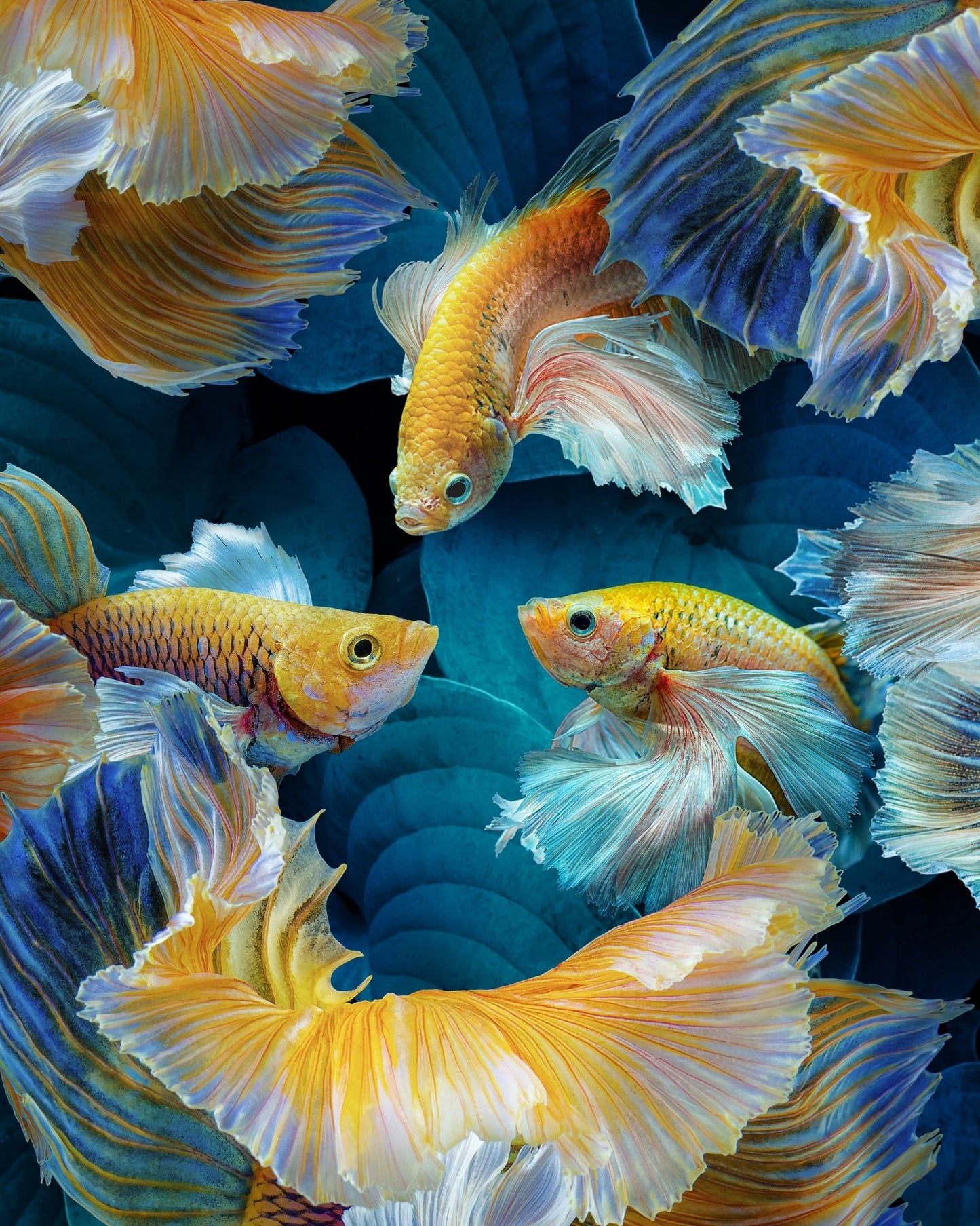 Colorful Betta Fish
