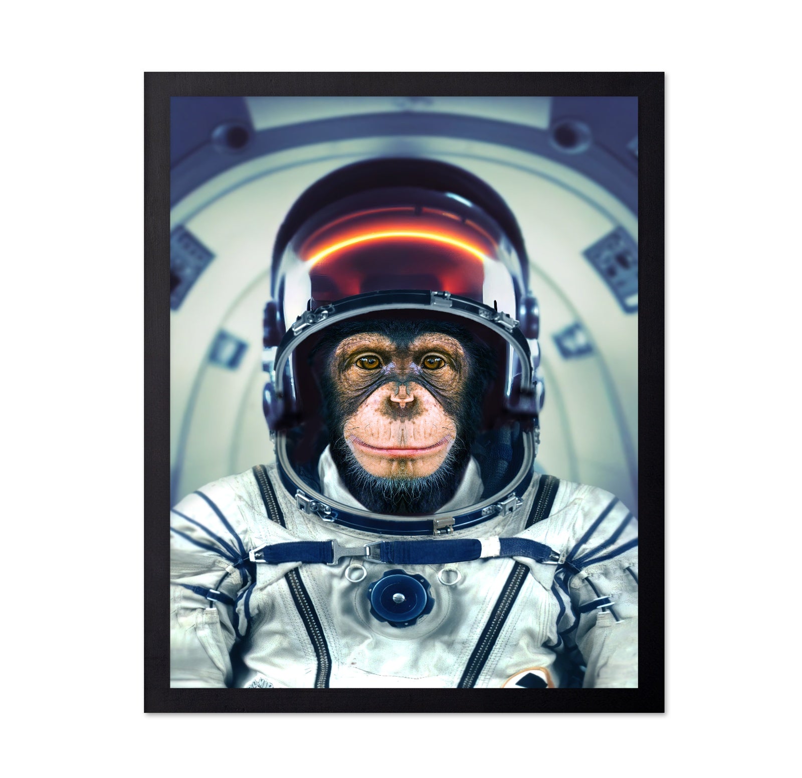 Astronaut Monkey Portrait