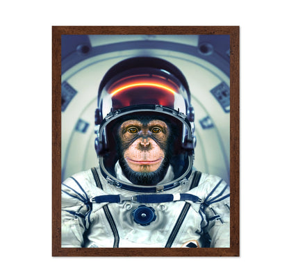Astronaut Monkey Portrait