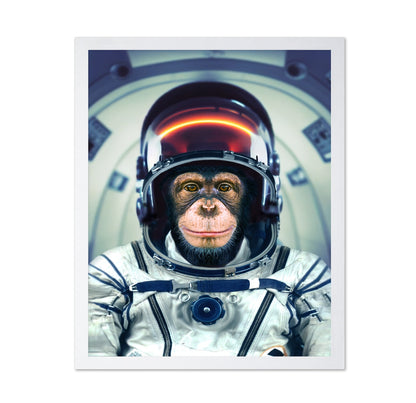 Astronaut Monkey Portrait