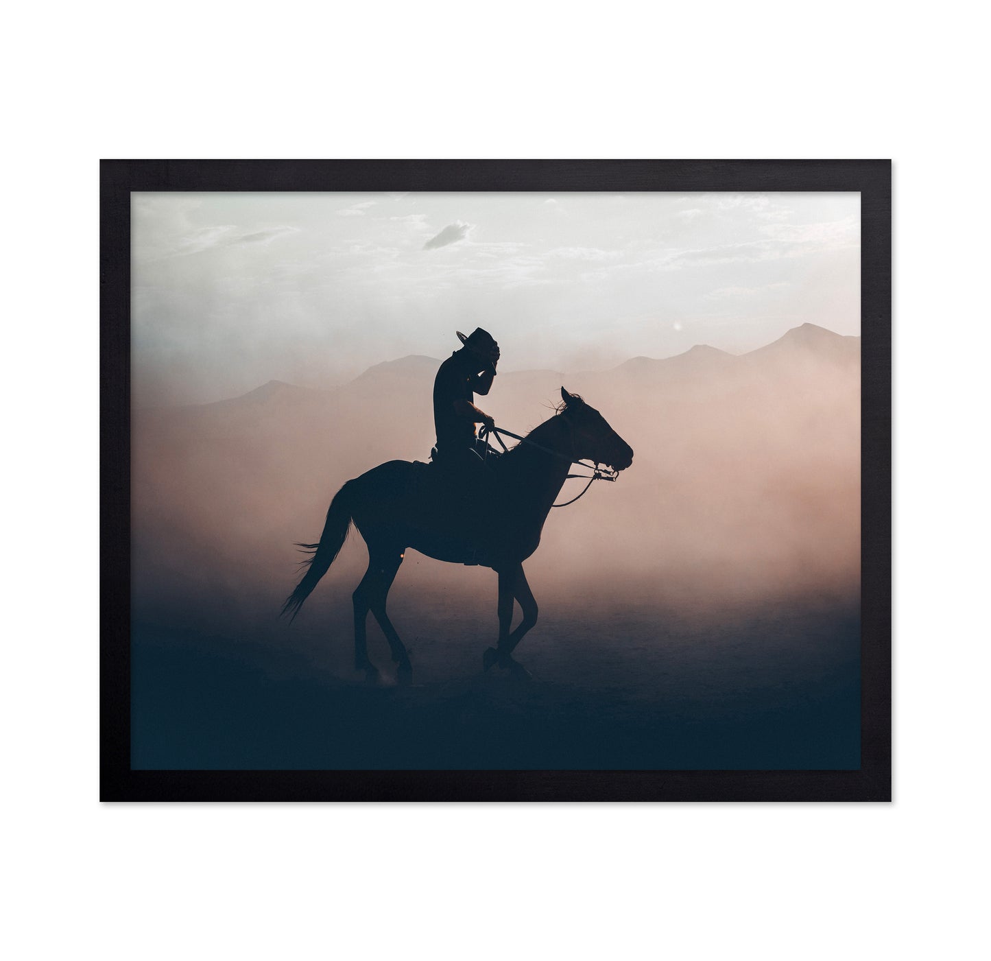 Cowboy Horse Silhouette