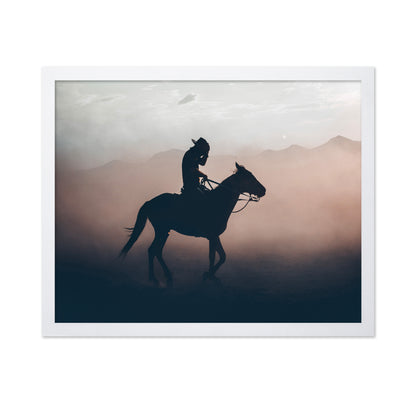 Cowboy Horse Silhouette