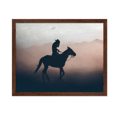 Cowboy Horse Silhouette