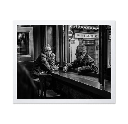 Cafe Window Conversation