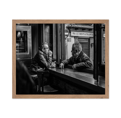 Cafe Window Conversation