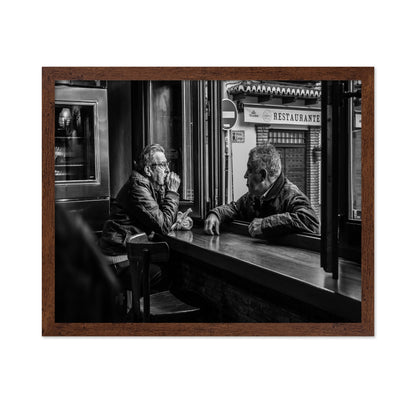 Cafe Window Conversation