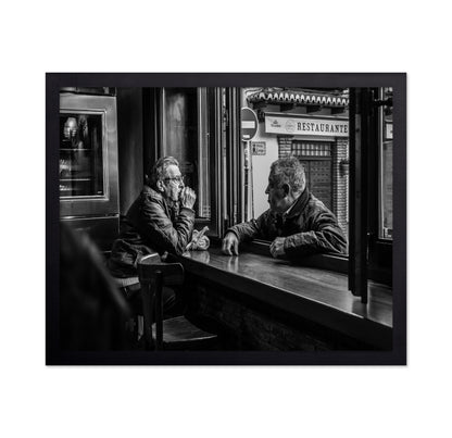 Cafe Window Conversation