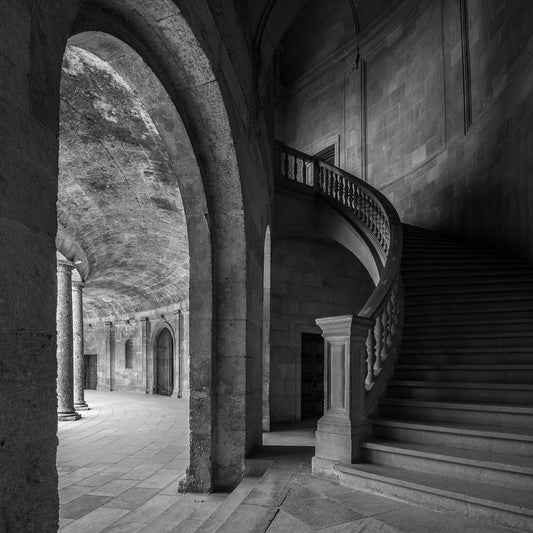 Grand Stone Staircase
