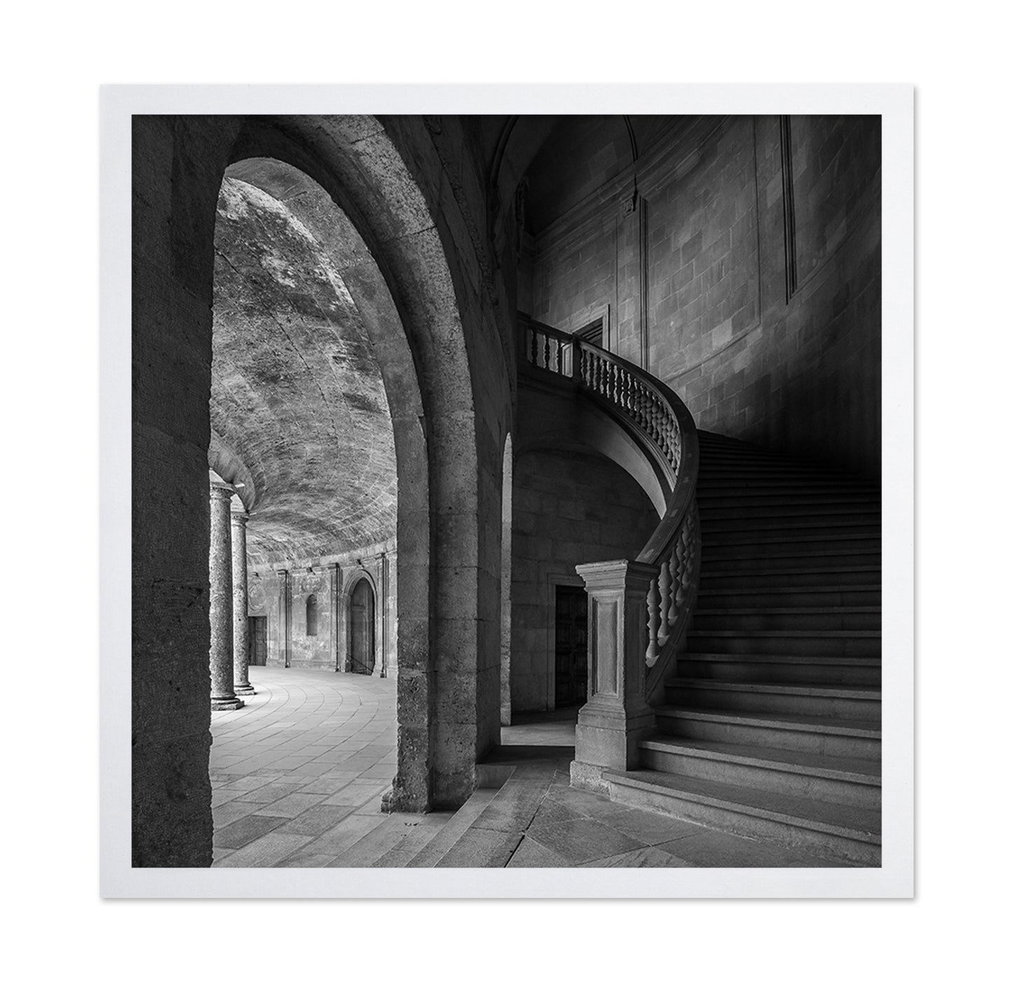 Grand Stone Staircase