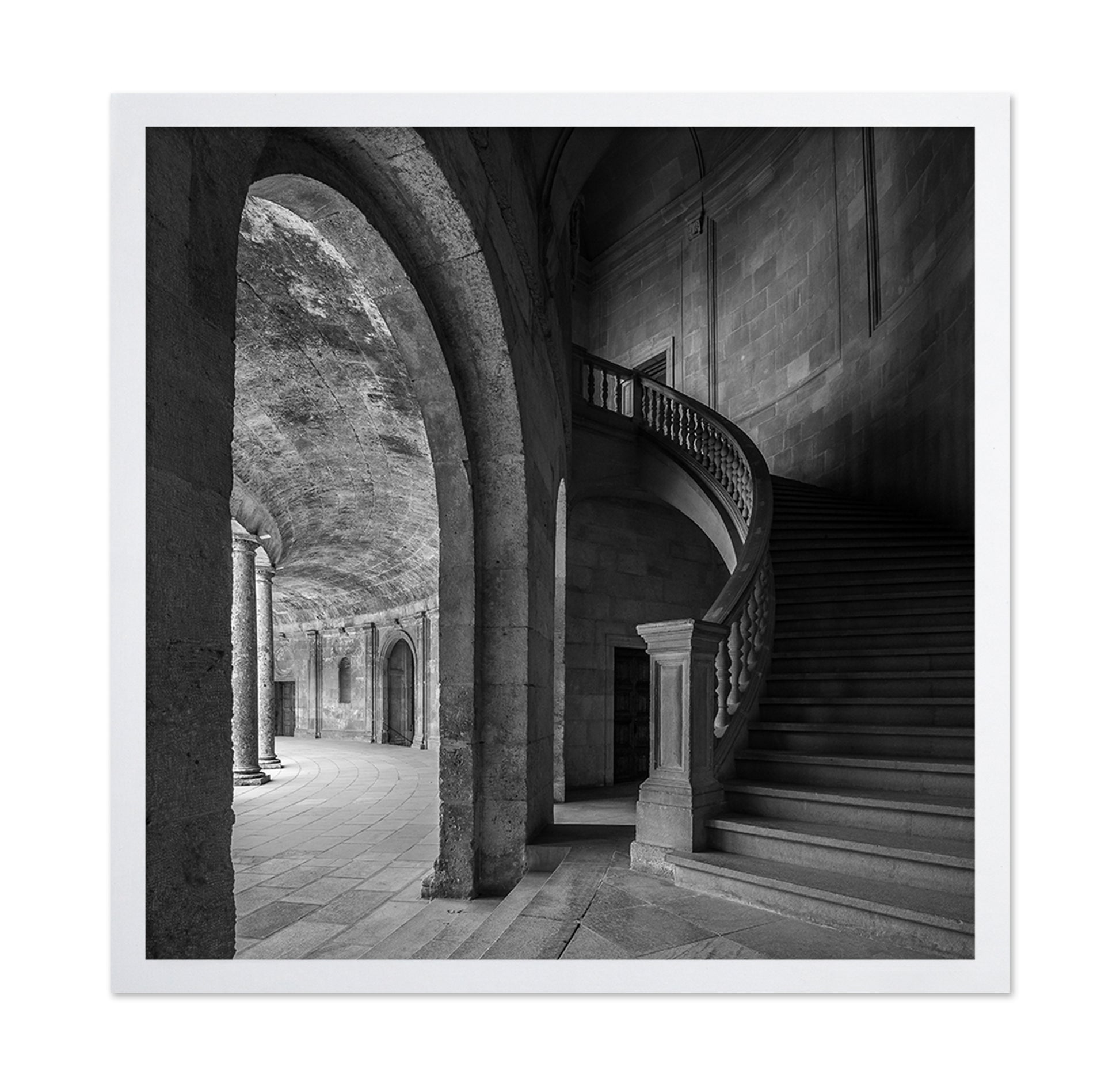 Grand Stone Staircase