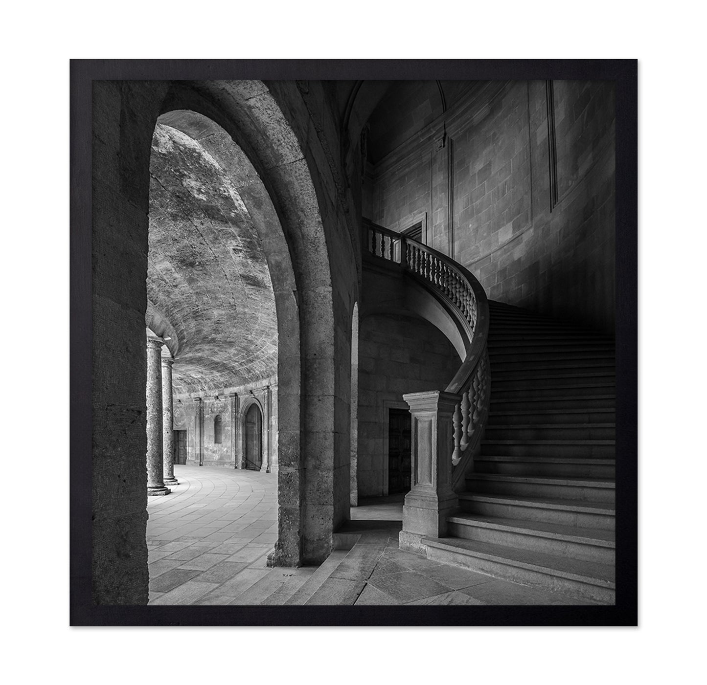Grand Stone Staircase