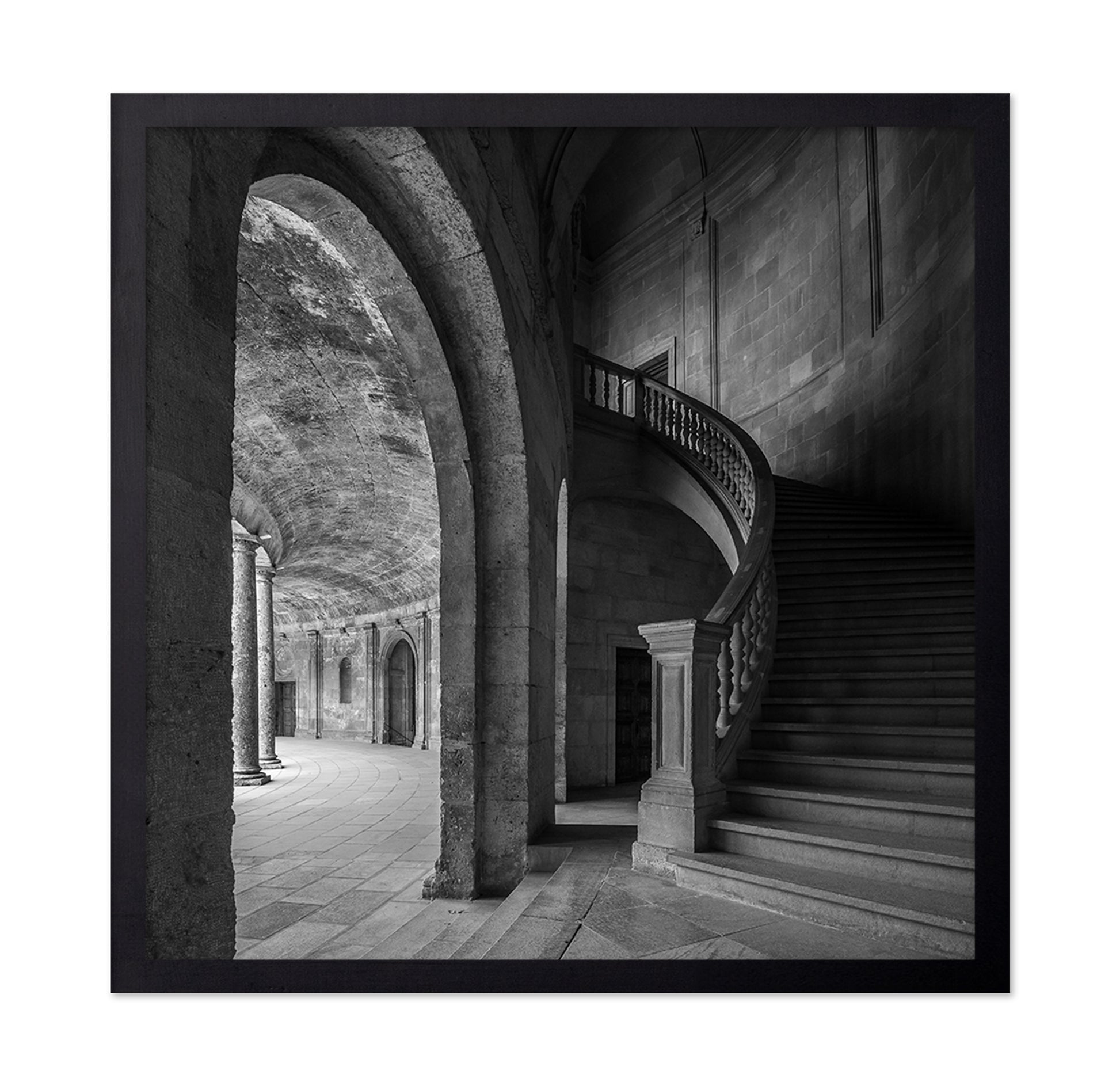 Grand Stone Staircase