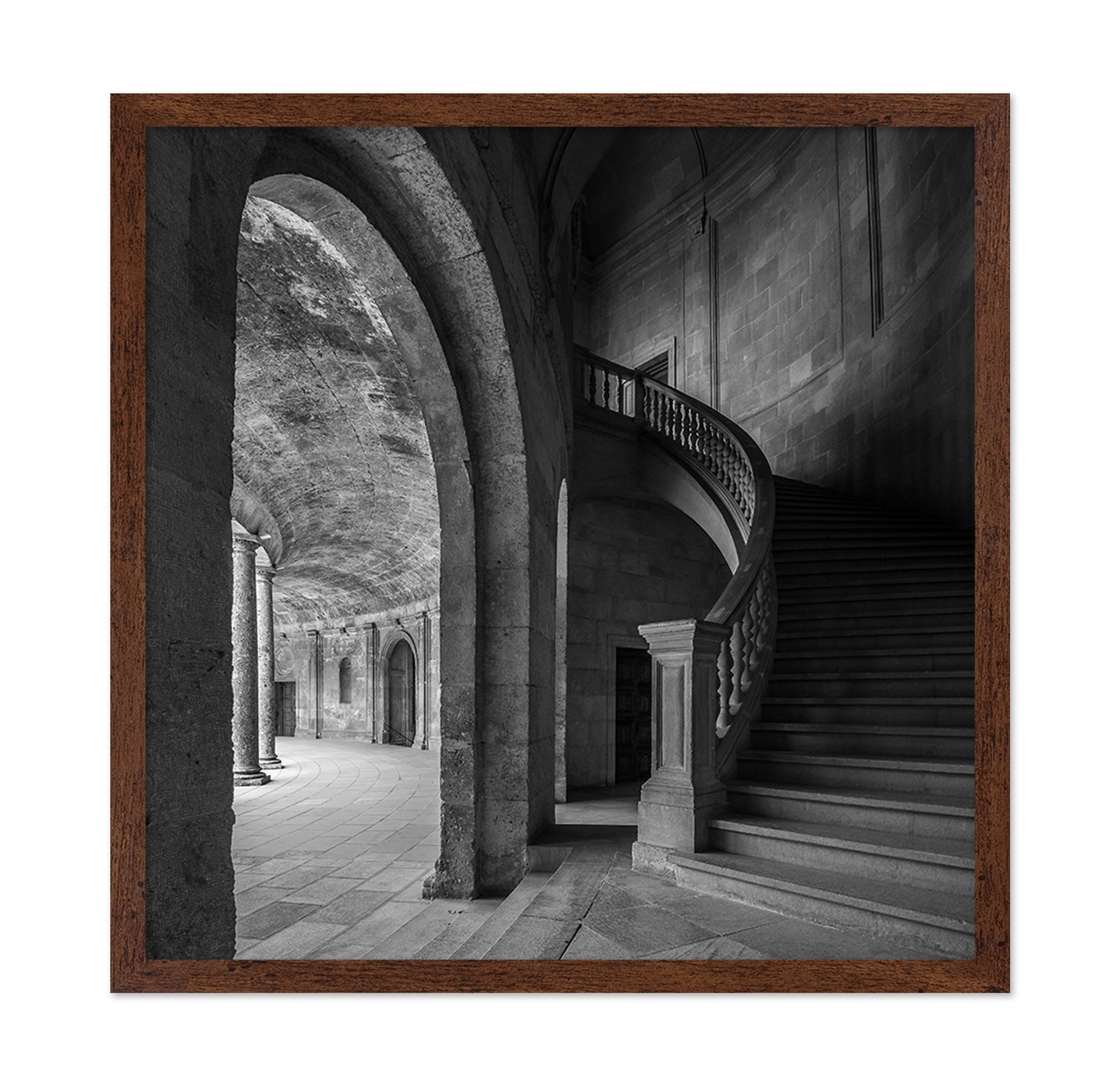 Grand Stone Staircase