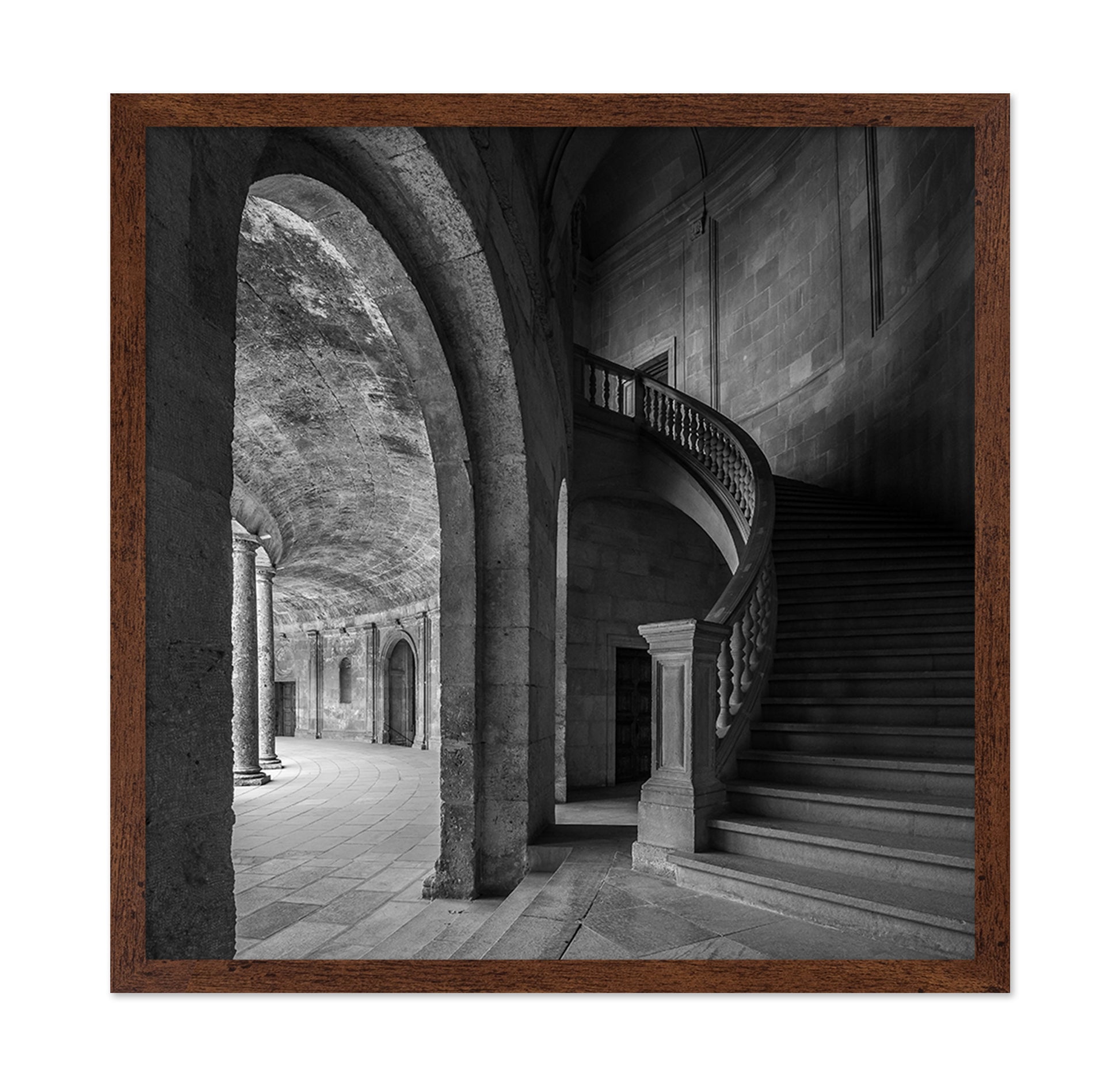 Grand Stone Staircase