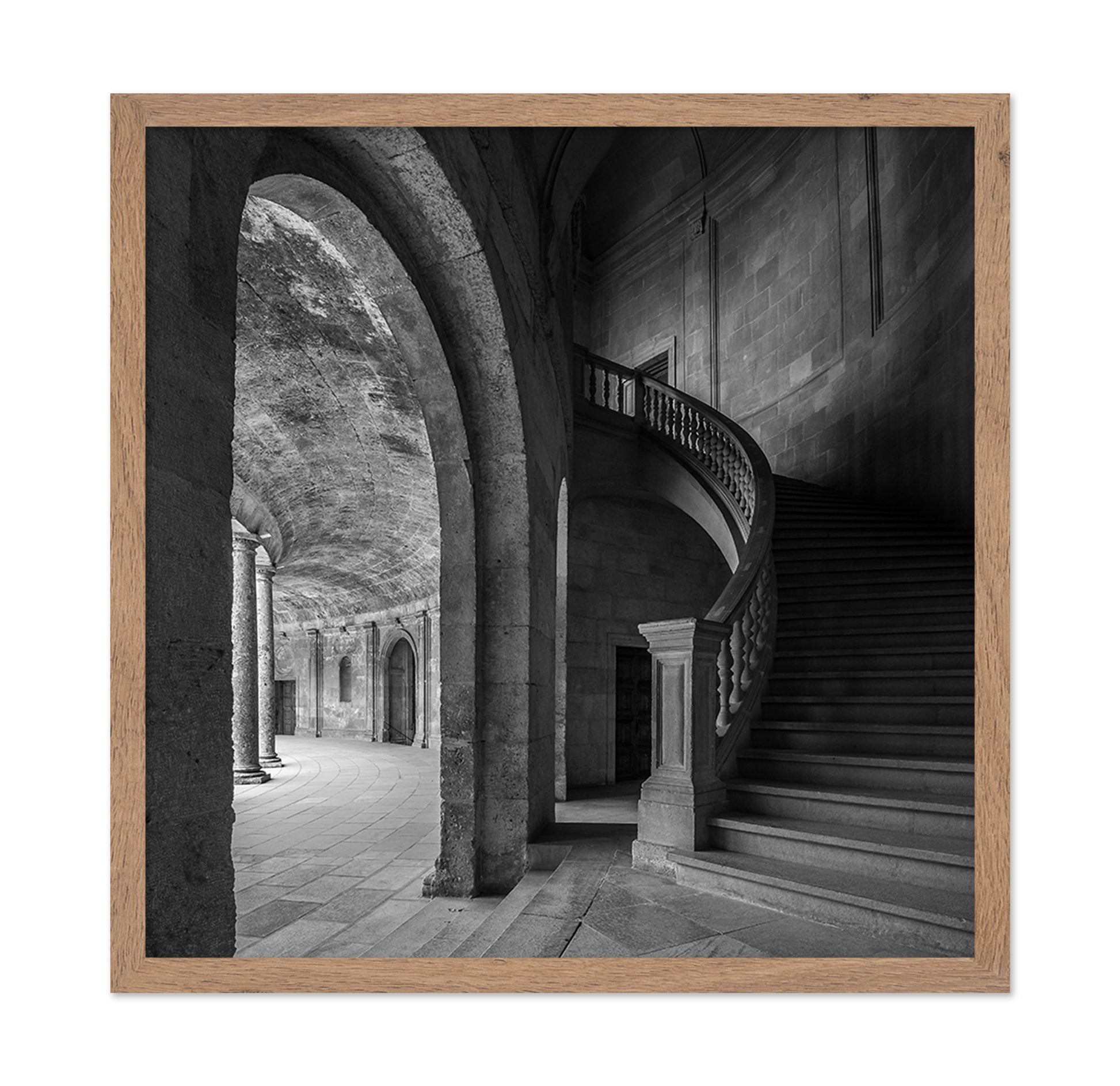 Grand Stone Staircase