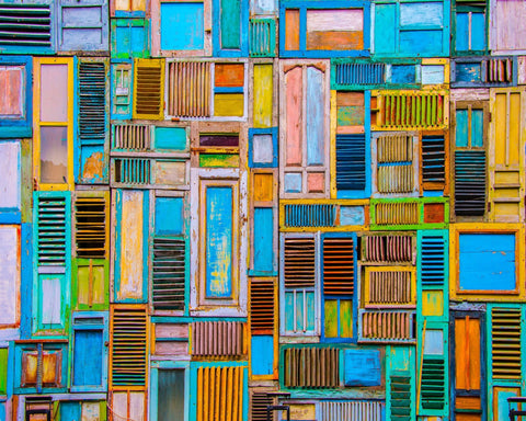 Colorful Shutter Collage