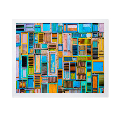 Colorful Shutter Collage