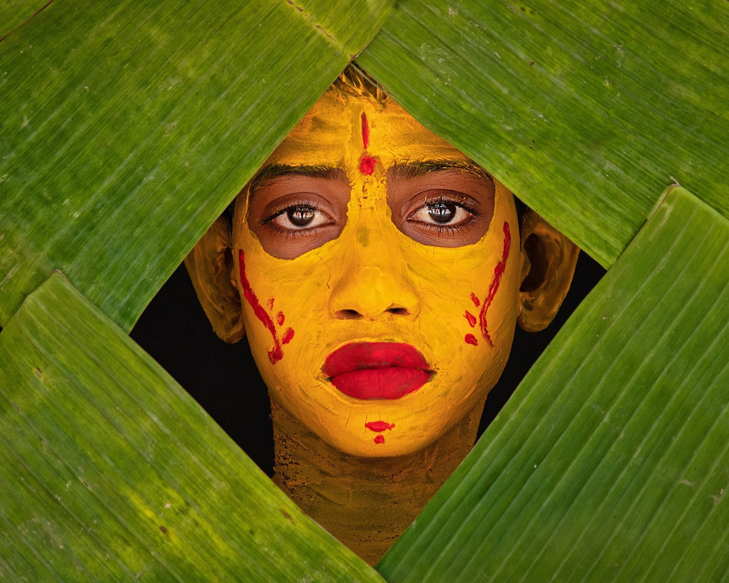 Tribal Painted Portrait